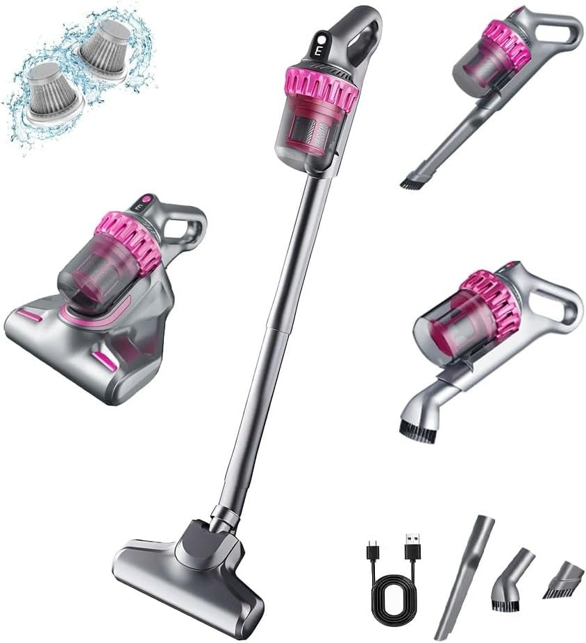 Aspirator multifunctional fara fir 4 in 1 pentru indepartarea acarienilor, curatare saltele si tapiterie de masina