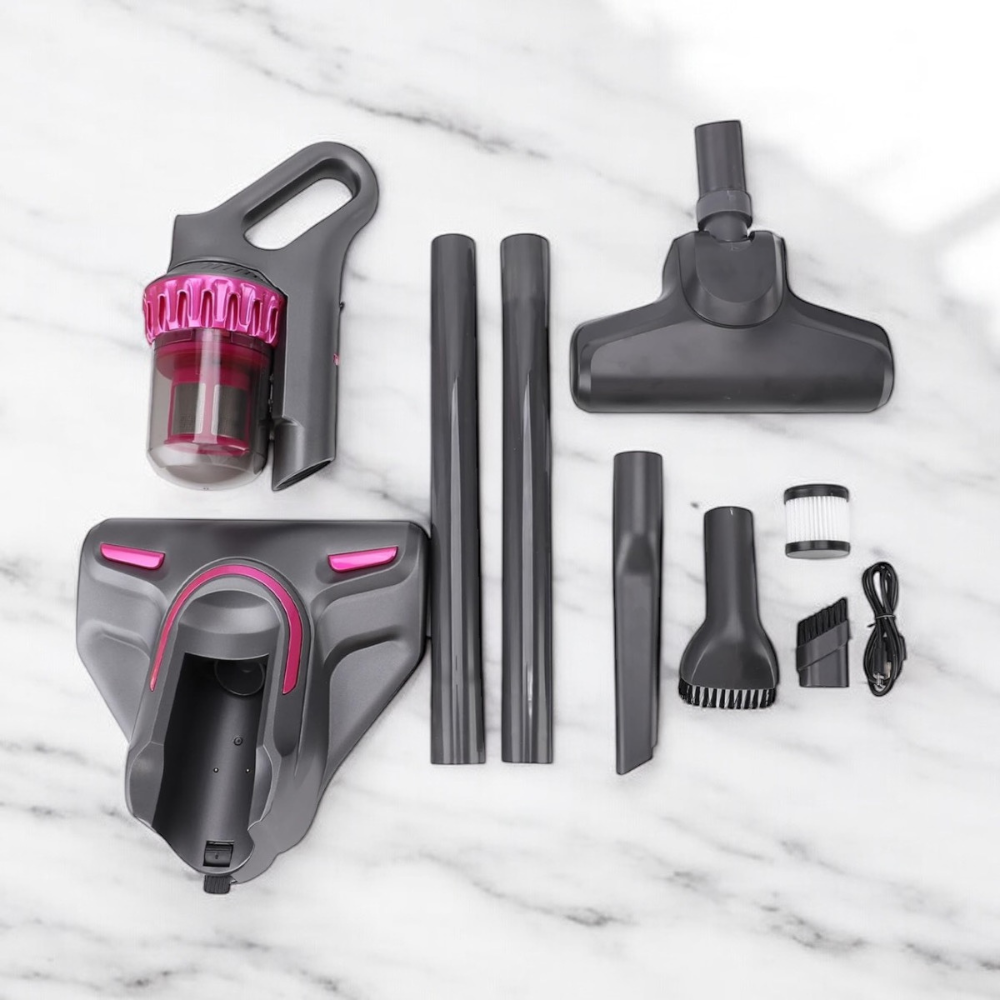 Aspirator multifunctional fara fir 4 in 1 pentru indepartarea acarienilor, curatare saltele si tapiterie de masina