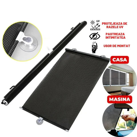 Set 2 Jaluzele cu Ventuză – Ușor de Montat, Perfecte pentru Orice Geam 68 x 125 cm