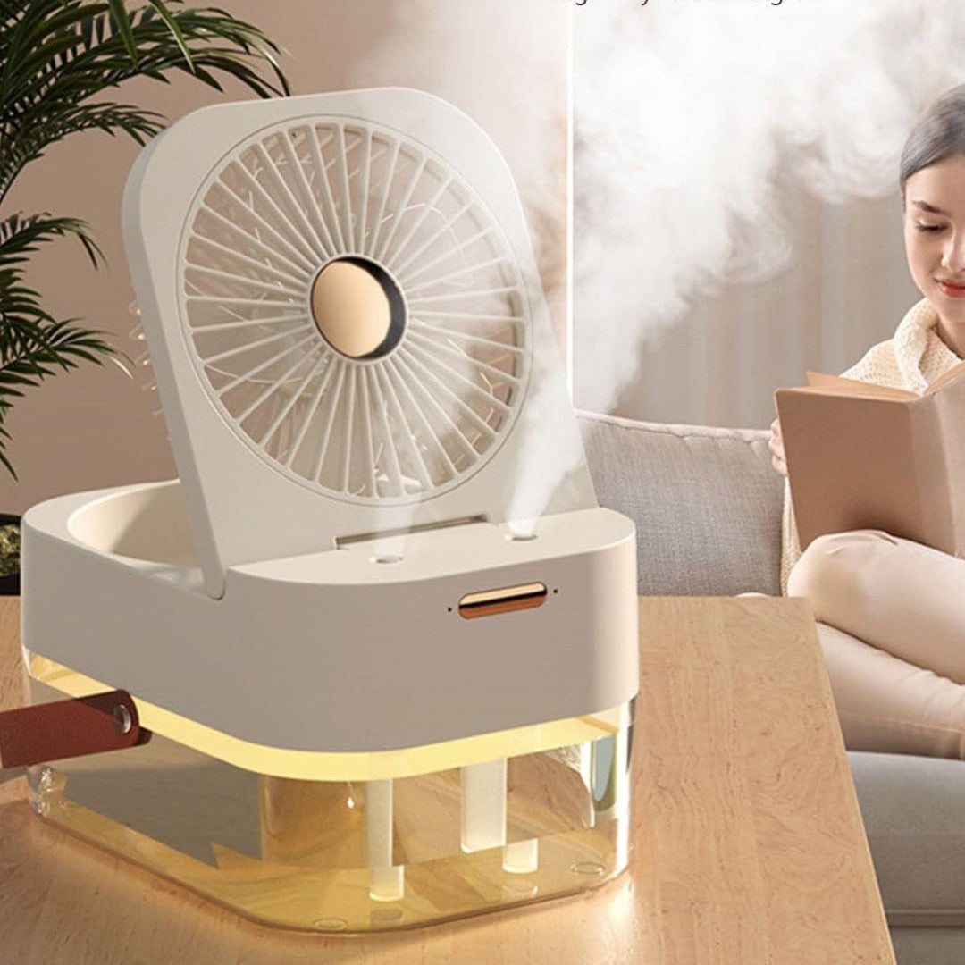 Ventilator de răcire portabil cu functie de umidificator