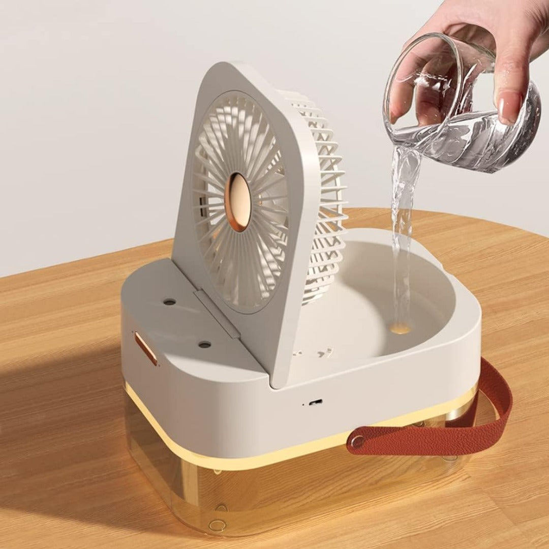 Ventilator de răcire portabil cu functie de umidificator