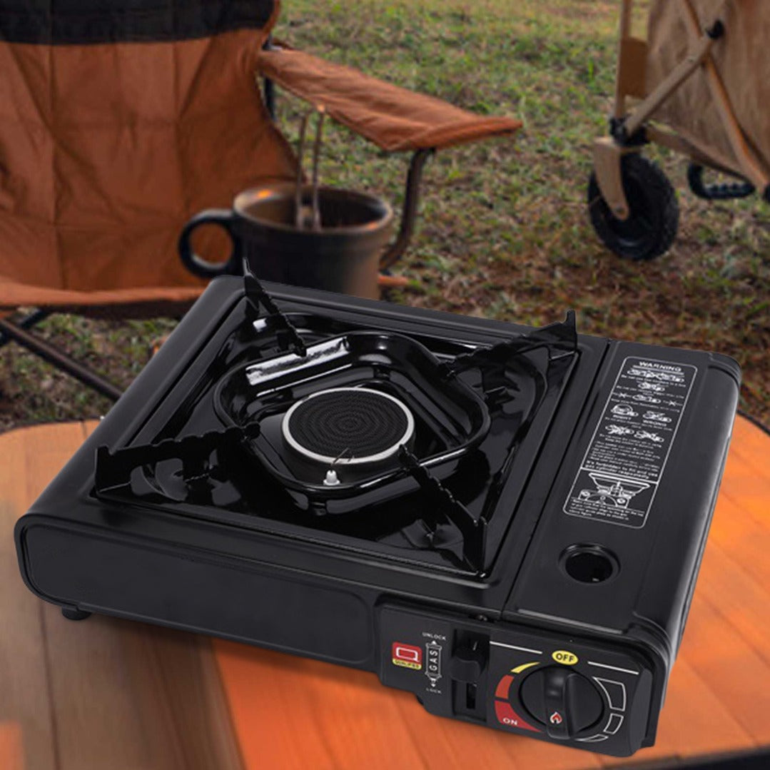Aragaz portabil cu un arzator,ideal pentru camping,pescuit sau picnic