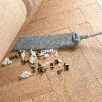Mop plat pentru spatii inguste, coada telescopica