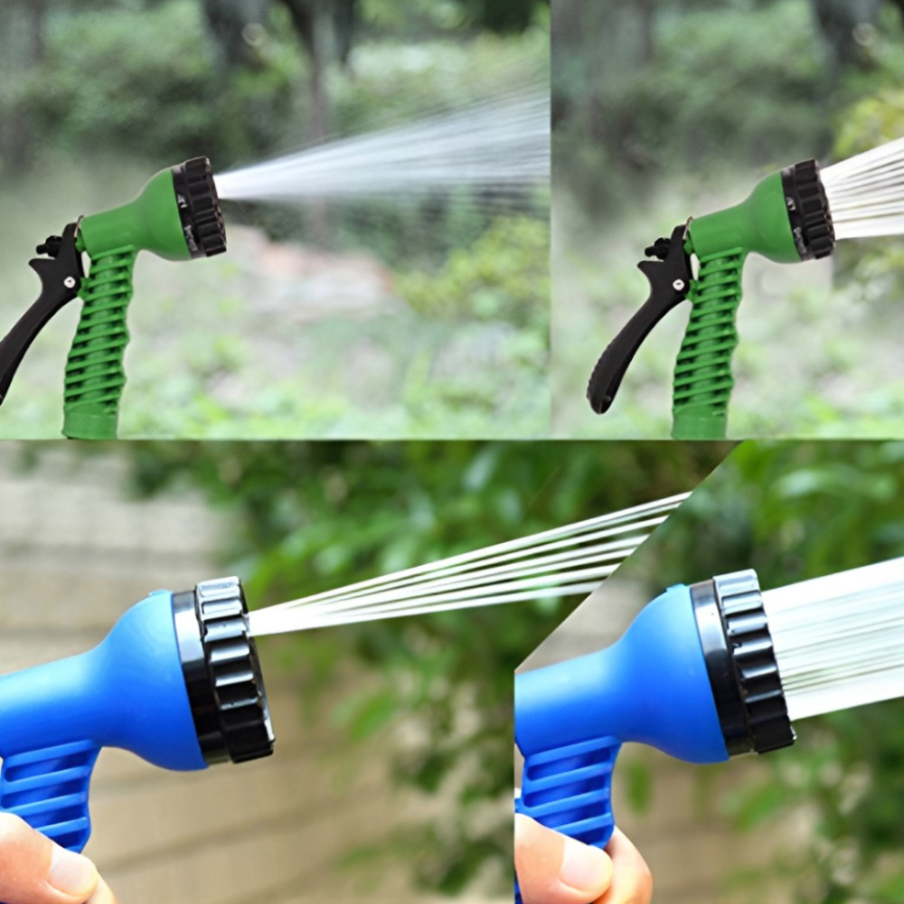 🌿 Pachet Promoțional Grădină: Furtun Extensibil 30m+ Aspersor Rotativ 🌿