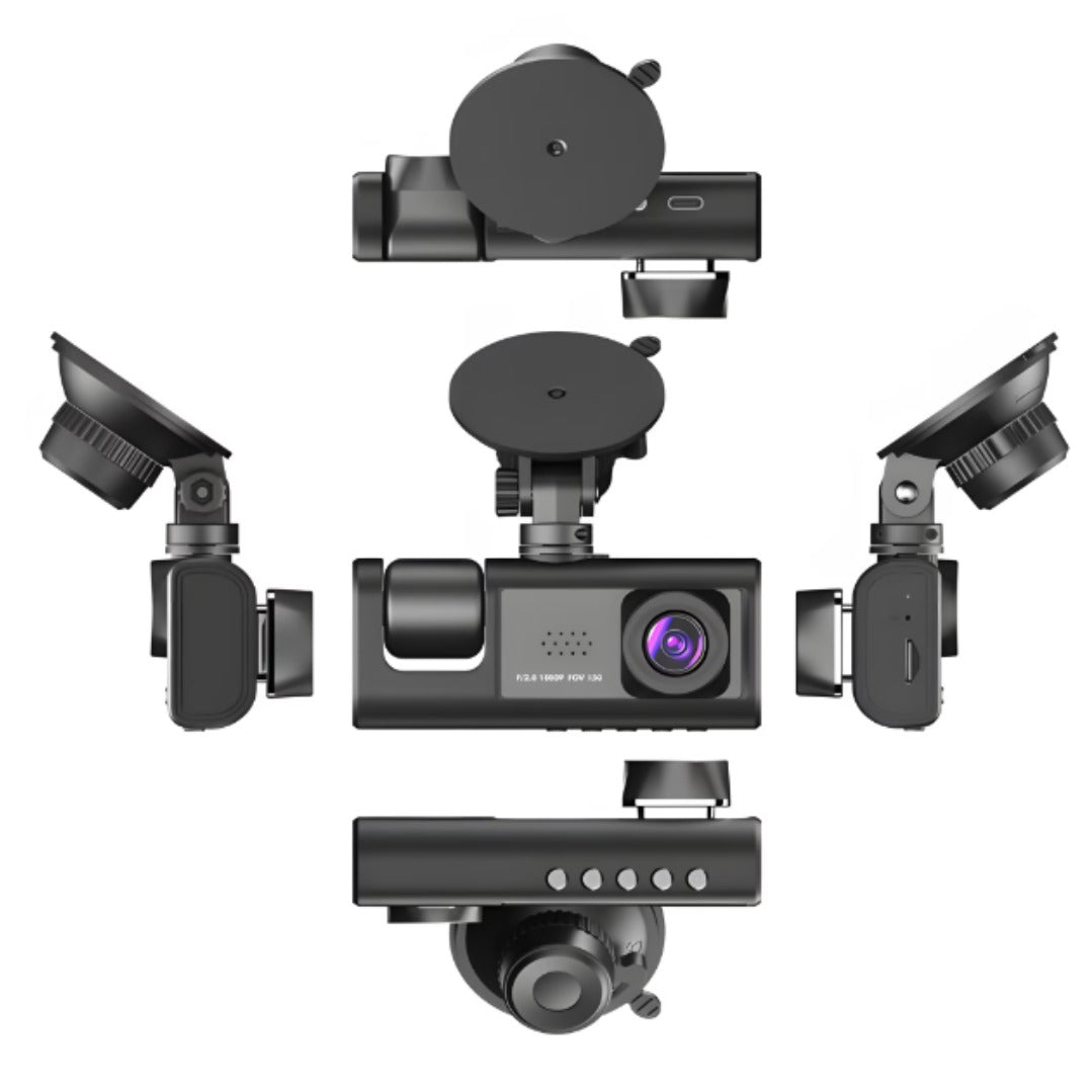 Cameră auto de bord Full HD cu înregistrare în buclă și senzor G