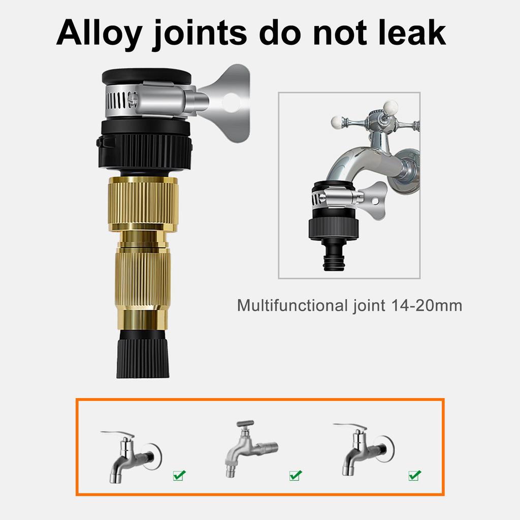 Kit spalare auto cu adaptor de furtun si sapun,cu rotire 360 de grade