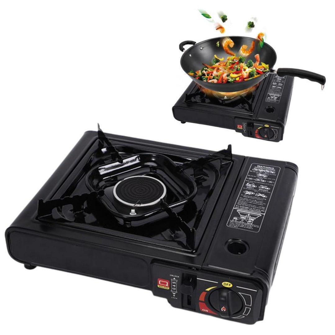 Aragaz portabil cu un arzator,ideal pentru camping,pescuit sau picnic