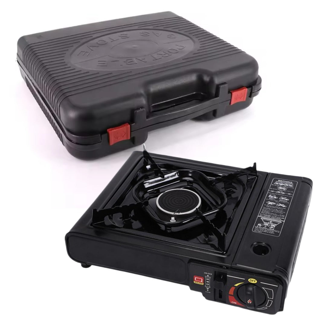 Aragaz portabil cu un arzator,ideal pentru camping,pescuit sau picnic