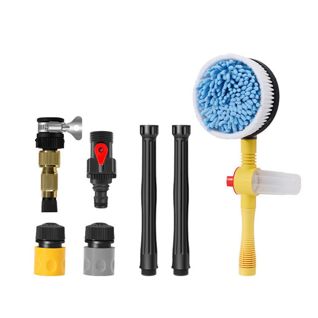 Kit spalare auto cu adaptor de furtun si sapun,cu rotire 360 de grade