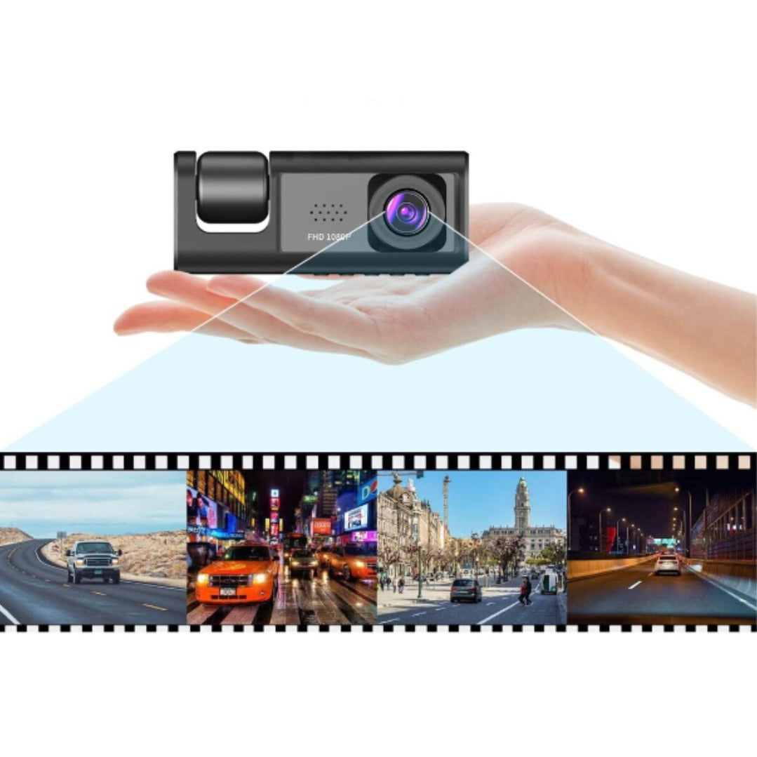 Cameră auto de bord Full HD cu înregistrare în buclă și senzor G