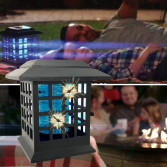 Țânțarii Fug, Tu Te Relaxezi – Set 2 Lămpi UV Solare!