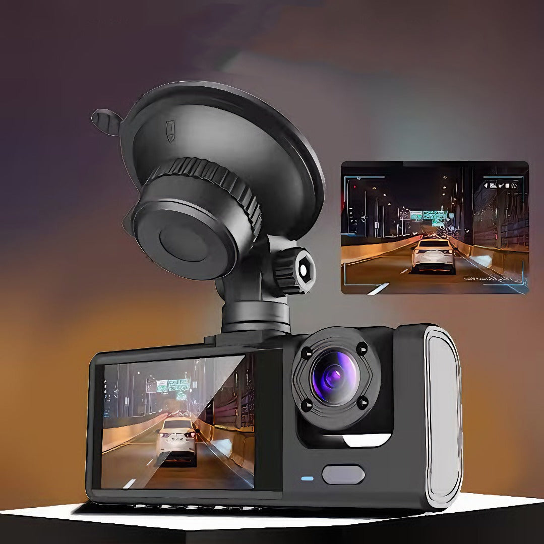 Cameră auto de bord Full HD cu înregistrare în buclă și senzor G