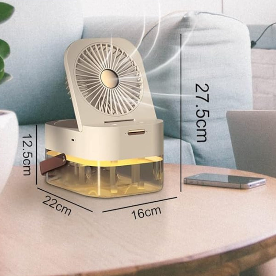 Ventilator de răcire portabil cu functie de umidificator
