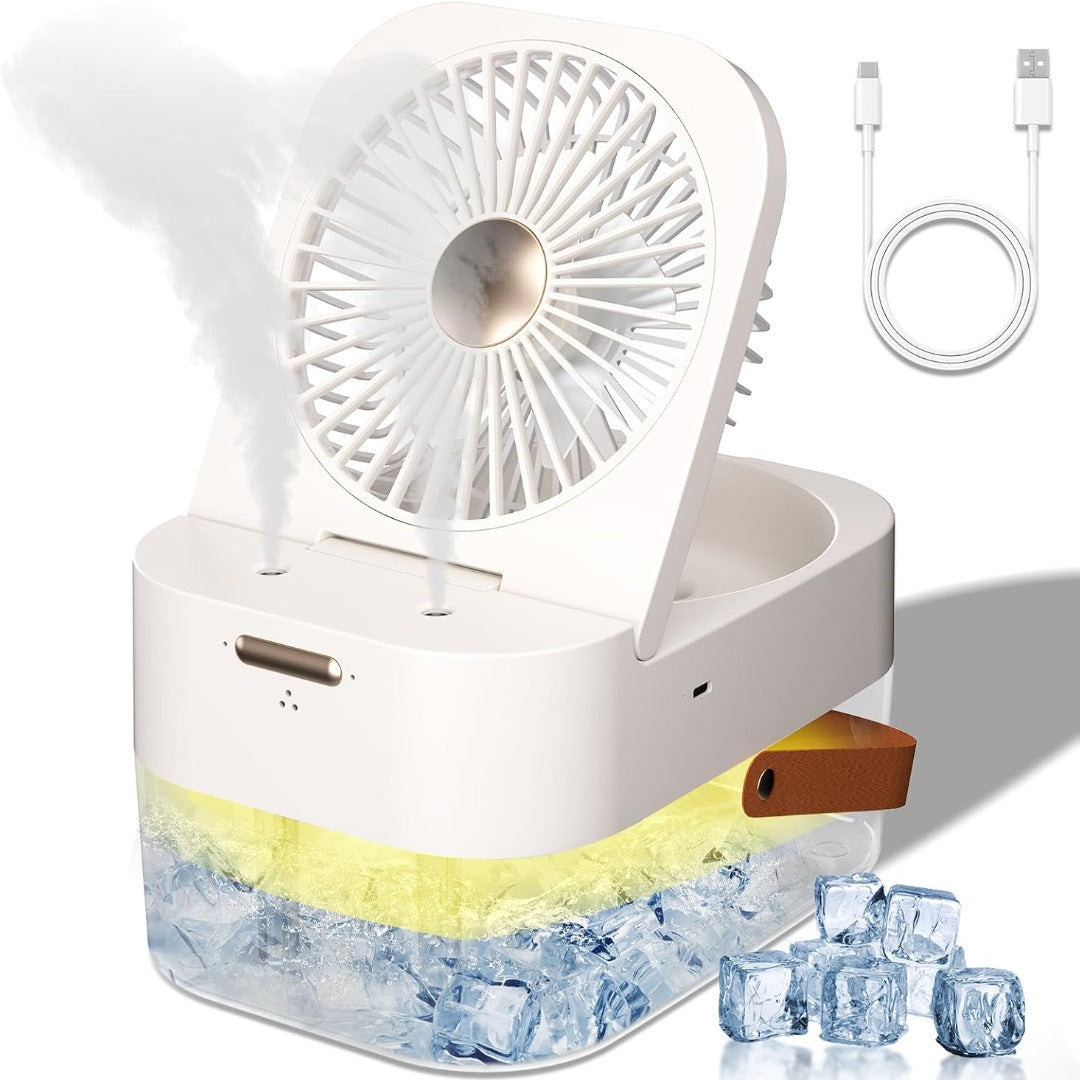 Ventilator de răcire portabil cu functie de umidificator