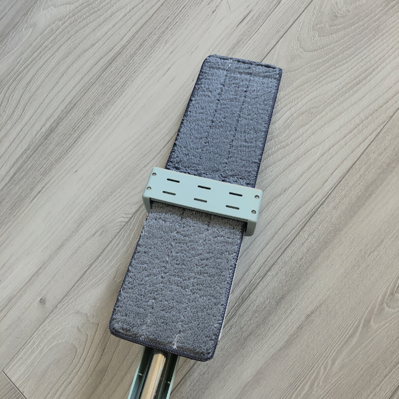Mop compact cu microfibra, rotativ 360°, maner moale, sistem de uscare, 153 cm x 40 cm