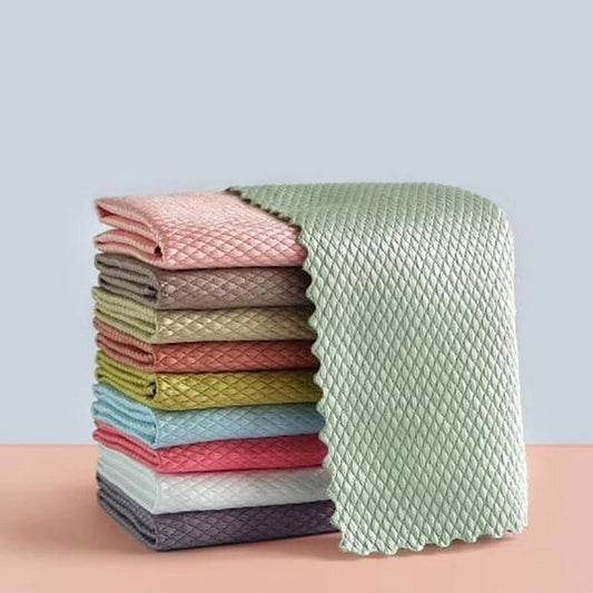SET 10X LAVETA MICROFIBRA PROFESIONALA - SUPER ABSORBANTA