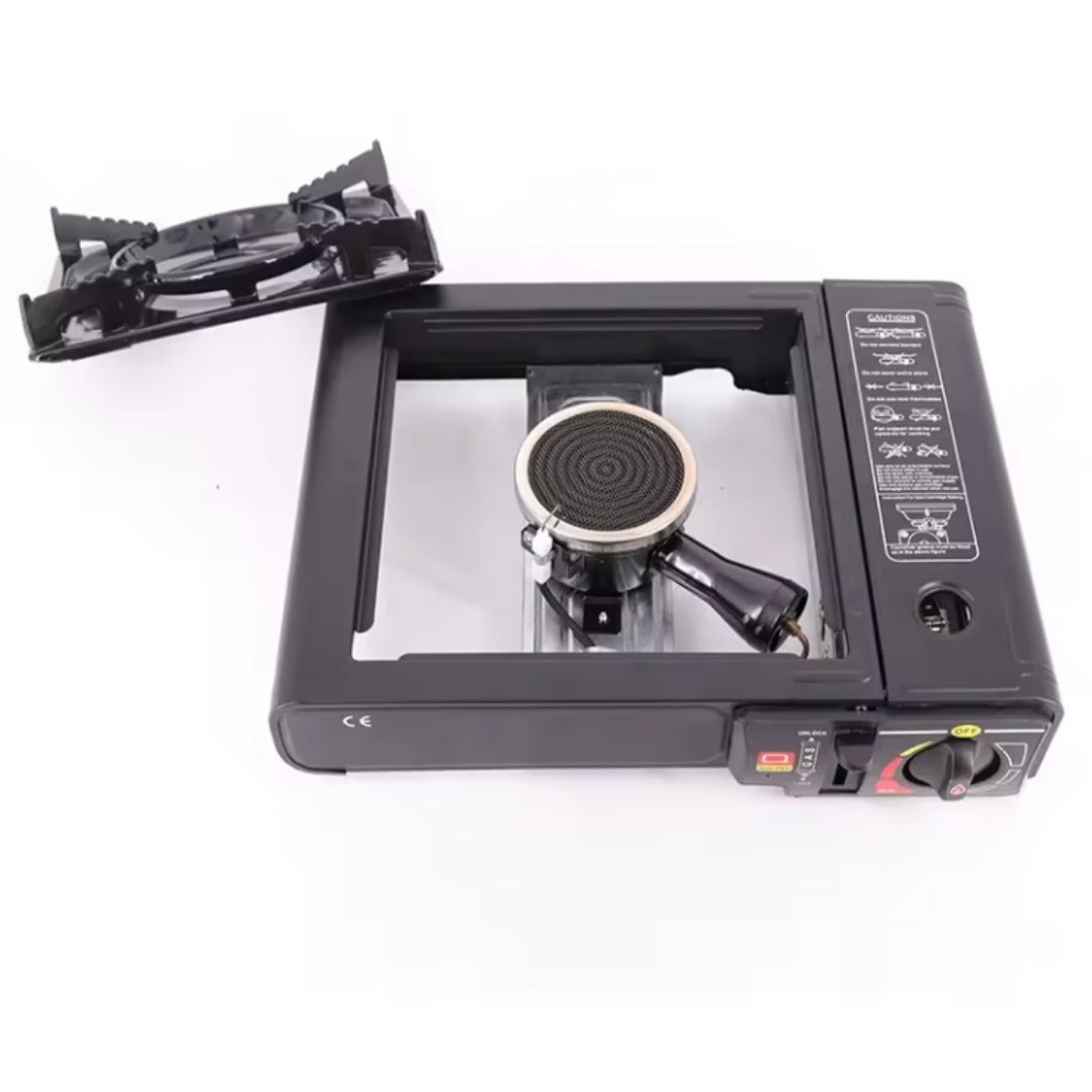 Aragaz portabil cu un arzator,ideal pentru camping,pescuit sau picnic