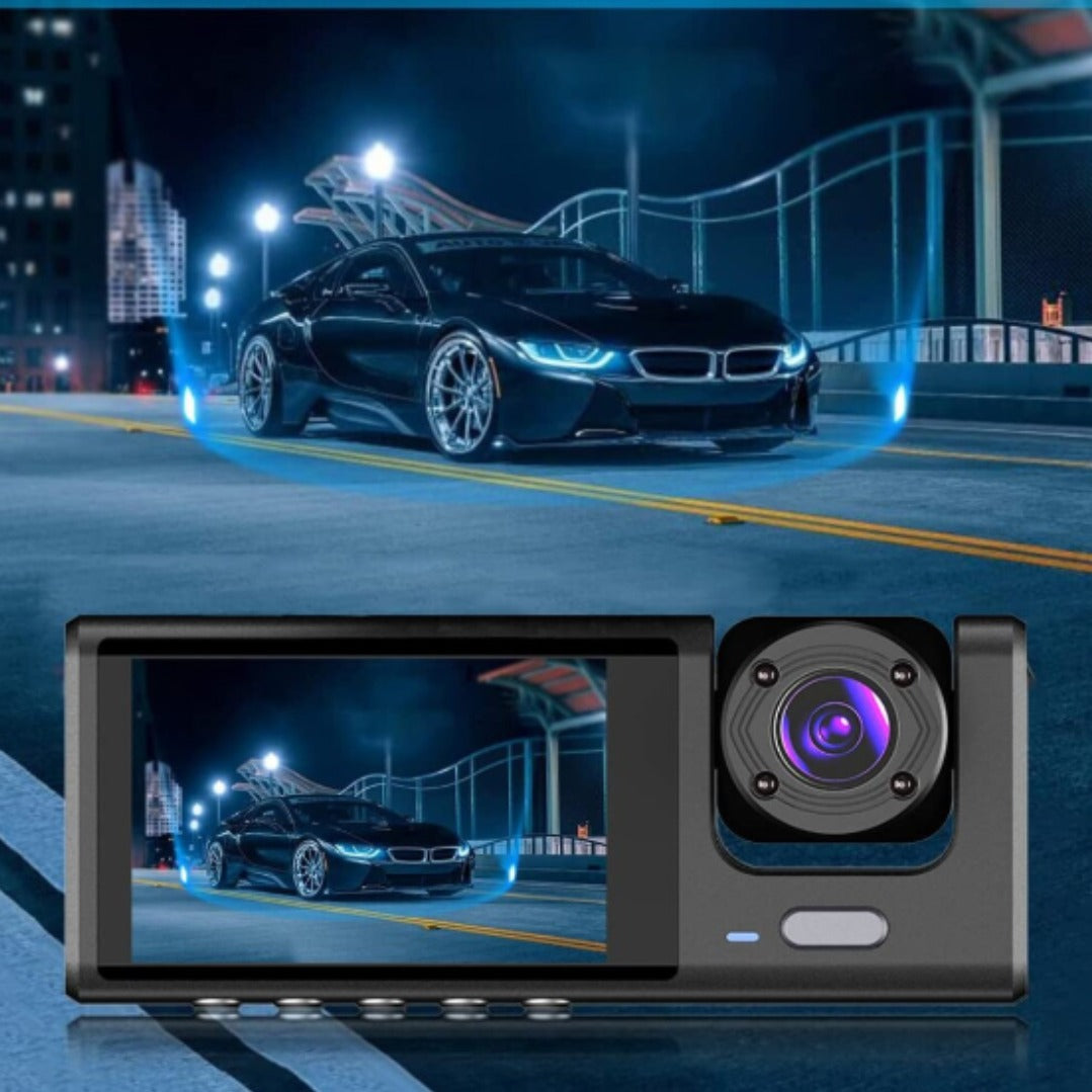 Cameră auto de bord Full HD cu înregistrare în buclă și senzor G