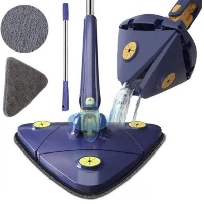 Mop cu cap triunghiular + 2 rezerve incluse, reglabil, rotire 360 grade