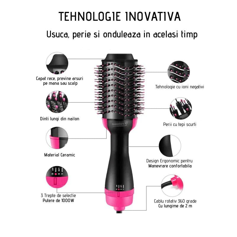Perie 3 in 1 pentru volum
