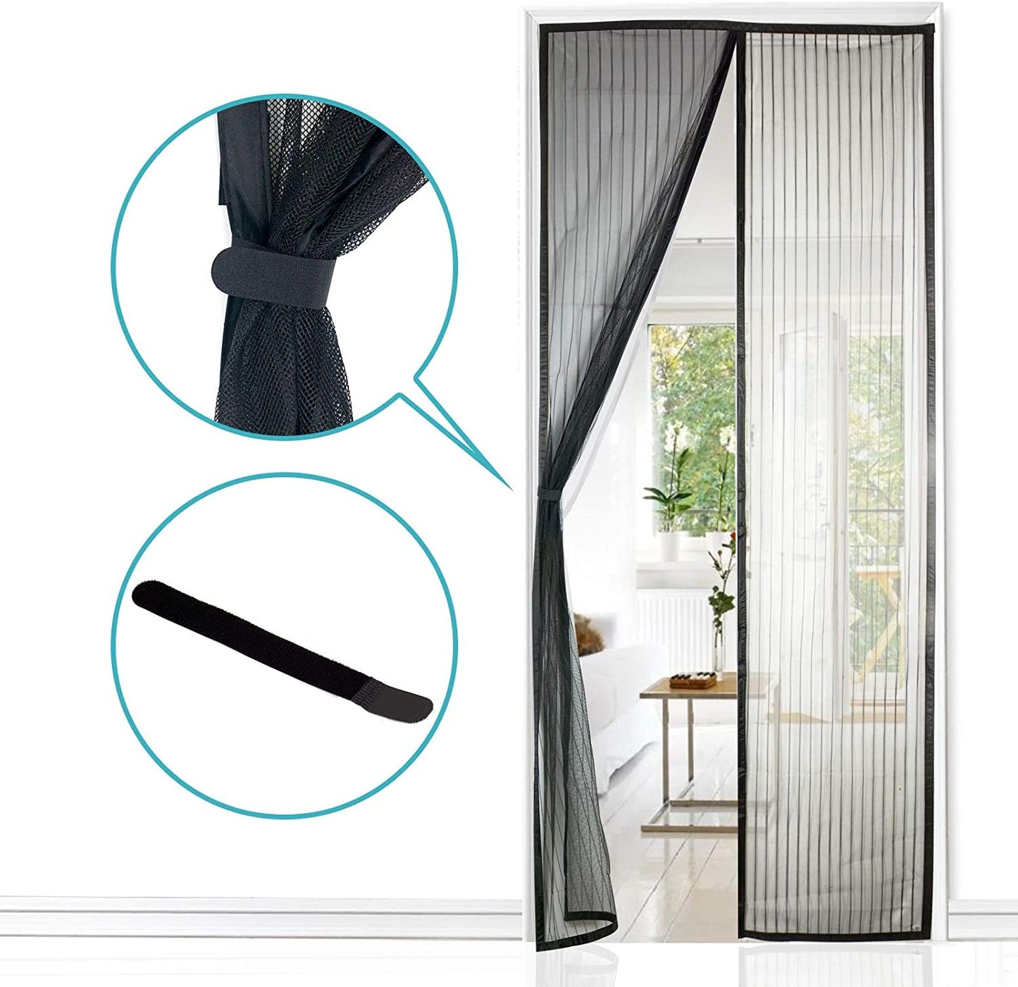 1 + 1 GRATIS - Perdea Cu Magneti Anti Insecte Magic Mesh