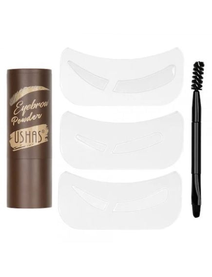 Stampila Sprancene 3 in 1 cu Pensula si Sabloane Ushas Flawless Brow