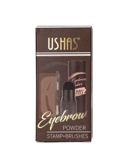 Stampila Sprancene 3 in 1 cu Pensula si Sabloane Ushas Flawless Brow