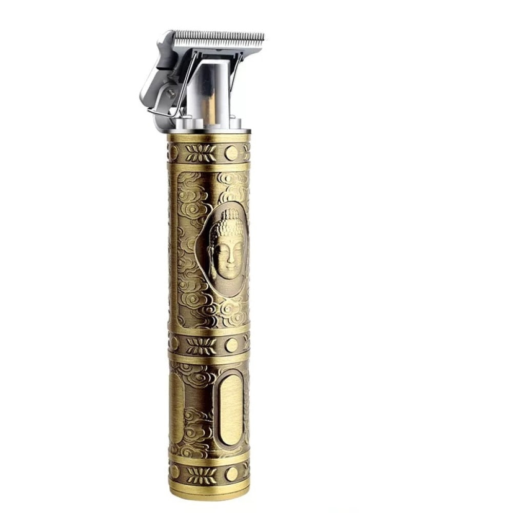 SUPER OFERTA!!!Aparat de tuns profesional ornamentat + CADOU Lanterna led de buzunar cu agatatoare de chei si suport ajustabil