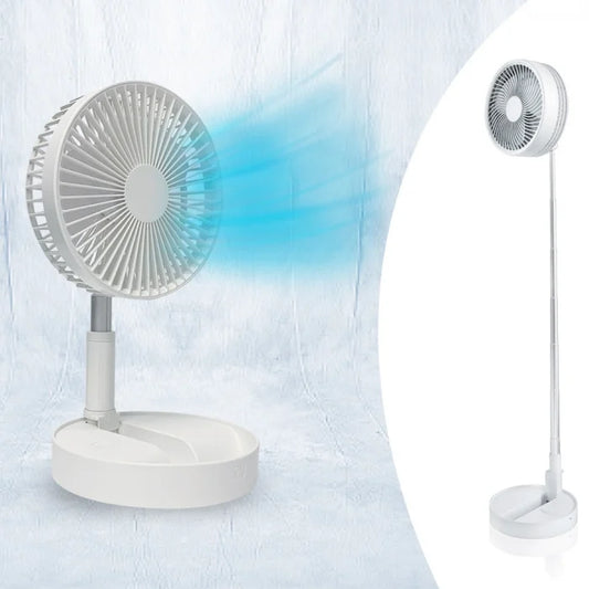 Ventilator portabil și telescopic cu acumulator si incarcare USB